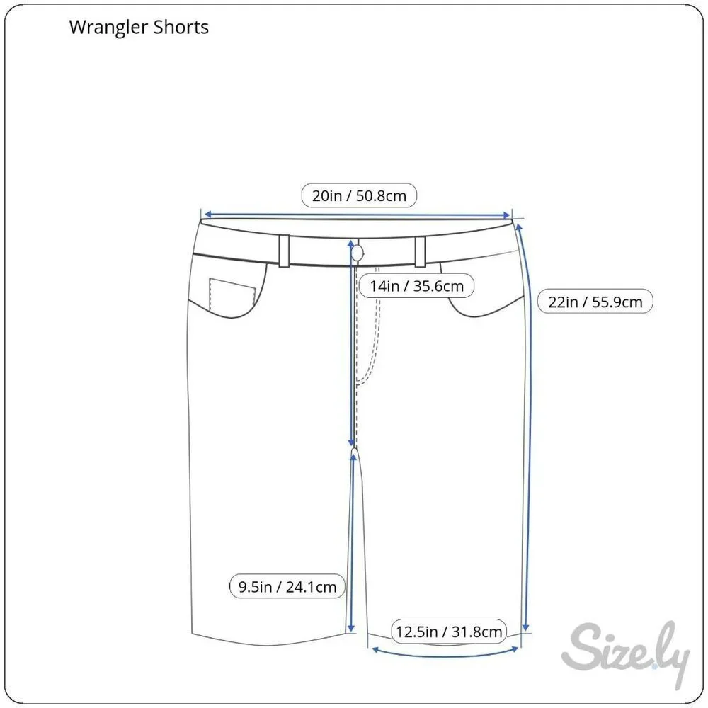 Wrangler Mens Size 40 Blue Denim Jean Carpenter Shorts with Hammer Loop Pockets